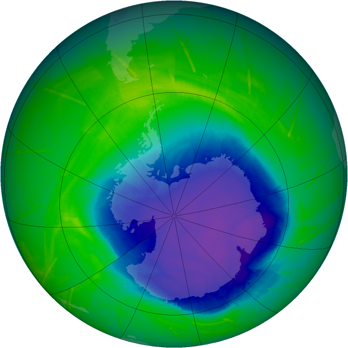 Ozone Map 2009-10-30